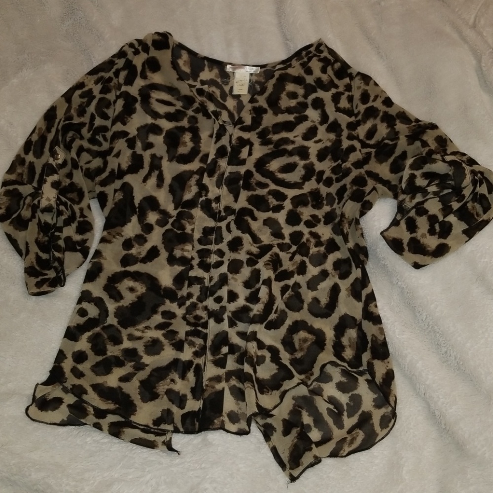 Cheetah print top